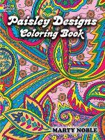 Book Cover for Paisley Designs Coloring Book by Marty Noble