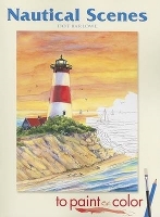 Book Cover for Nautical Scenes to Paint or Color by Dot Barlowe