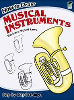 Book Cover for How to Draw Musical Instruments by Barbara Levy