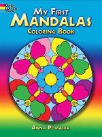 Book Cover for My First Mandalas Coloring Book by Anna Pomaska