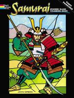 Book Cover for Samurai Stained Glass Coloring Book by John Green