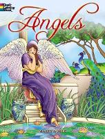 Book Cover for Angels Coloring Book by Marty Noble