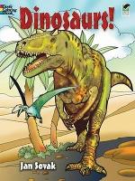 Book Cover for Dinosaurs! Coloring Book by Jan Sovak