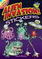Book Cover for Alien Invasion! Stickers by Chuck Whelon