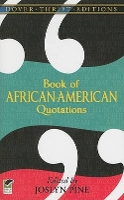 Book Cover for Book of African-American Quotations by Joslyn Pine