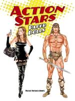 Book Cover for Action Stars Paper Dolls by Bruce Patrick Jones