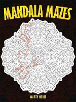 Book Cover for Mandala Mazes by Marty Noble
