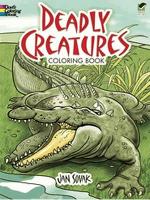 Book Cover for Deadly Creatures Coloring Book by Jan Sovak