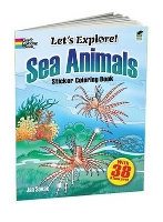 Book Cover for Sea Animals Sticker Coloring Book by Jan Sovak