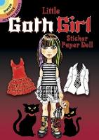 Book Cover for Little Goth Girl Sticker Paper Doll by Ted Menten