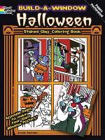 Book Cover for Build a Window Stained Glass Coloring Book Halloween by Arkady Roytman