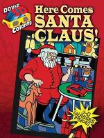 Book Cover for 3D Coloring Book - Here Comes Santa Claus! by Jessica Mazurkiewicz