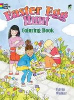 Book Cover for Easter Egg Hunt Coloring Book by Sylvia Walker