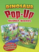 Book Cover for Dinosaur Popup Sticker Scenes by Christopher Santoro