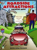 Book Cover for Roadside Attractions Coloring Book: Weird and Wacky Landmarks from Across the USA! by Steven James Petruccio