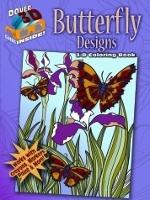 Book Cover for 3-D Coloring Book - Butterfly Designs by Jessica Mazurkiewicz