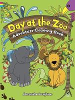 Book Cover for Day at the Zoo Adventure Coloring Book by Samantha Boughton