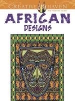 Book Cover for Creative Haven African Designs Coloring Book by Marty Noble