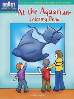 Book Cover for Boost at the Aquarium Coloring Book by Cathy Beylon