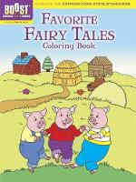 Book Cover for Boost Favorite Fairy Tales Coloring Book by Fran Newman-D'Amico
