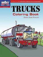Book Cover for BOOST Trucks Coloring Book by Steven James Petruccio