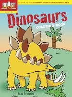 Book Cover for Boost Dinosaurs Coloring Book by Anna Pomaska