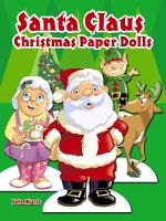 Book Cover for Santa Claus Christmas Paper Dolls by John Kurtz