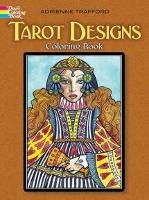 Book Cover for Tarot Designs Coloring Book by Adrienne Trafford