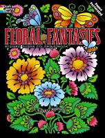 Book Cover for Floral Fantasies Stained Glass Coloring Book by Maggie Swanson