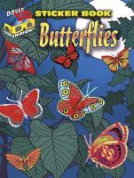 Book Cover for 3-D Sticker Book--Butterflies by Dover Dover, Piggy Tsujioka