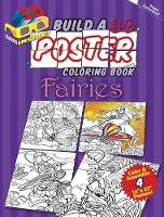 Book Cover for Build a 3-D Poster Coloring Book - Fairies by Sovak Sovak
