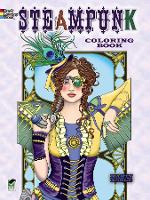 Book Cover for Creative Haven Steampunk Coloring Book by Marty Noble