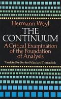 Book Cover for The Continuum by Hermann Weyl