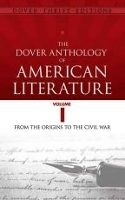 Book Cover for The Dover Anthology of American Literature, Volume I by Bob Blaisdell