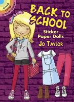 Book Cover for Back to School Sticker Paper Dolls by Jo Taylor