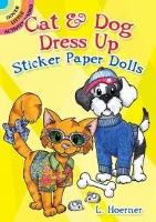 Book Cover for Cat & Dog Dress Up Sticker Paper Dolls by L. Hoerner