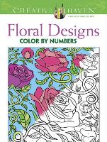 Book Cover for Creative Haven Floral Design Color by Number Coloring Book by Jessica Mazurkiewicz