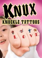 Book Cover for Knux -- Knuckle Tattoos for Girls by Dover Dover