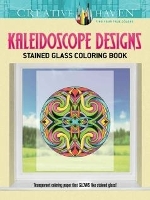 Book Cover for Creative Haven Kaleidoscope Designs Stained Glass Coloring Book by Carol Schmidt