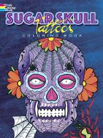 Book Cover for Sugar Skull Tattoos Coloring Book by Erik Siuda