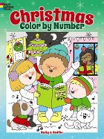 Book Cover for Christmas Color by Number by Becky J. Radtke