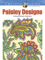Book Cover for Creative Haven Paisley Designs Collection Coloring Book by Dover Dover