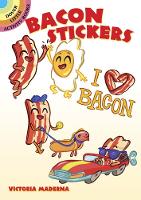 Book Cover for Bacon Stickers by Victoria Maderna