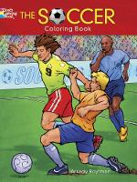 Book Cover for Soccer Coloring Book by Arkady Roytman