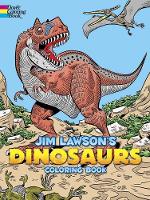 Book Cover for Jim Lawson's Dinosaurs Coloring Book by Jim Lawson