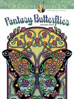 Book Cover for Creative Haven Fantasy Butterflies Coloring Book by Marty Noble