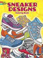 Book Cover for Sneaker Designs Coloring Book by Jo Taylor