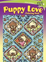 Book Cover for Spark Puppy Love Coloring Book by Noelle Dahlen