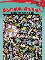 Book Cover for Spark Adorable Animals Find it! Color it! by Diana Zourelias