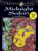 Book Cover for Creative Haven Midnight Safari Coloring Book by Lindsey Boylan